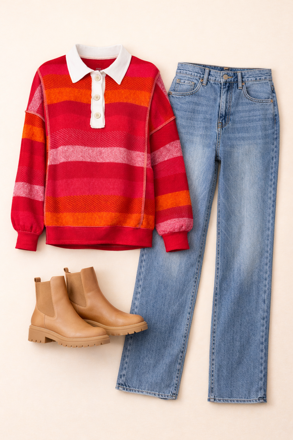 Chelsea Relaxed Striped Pullover